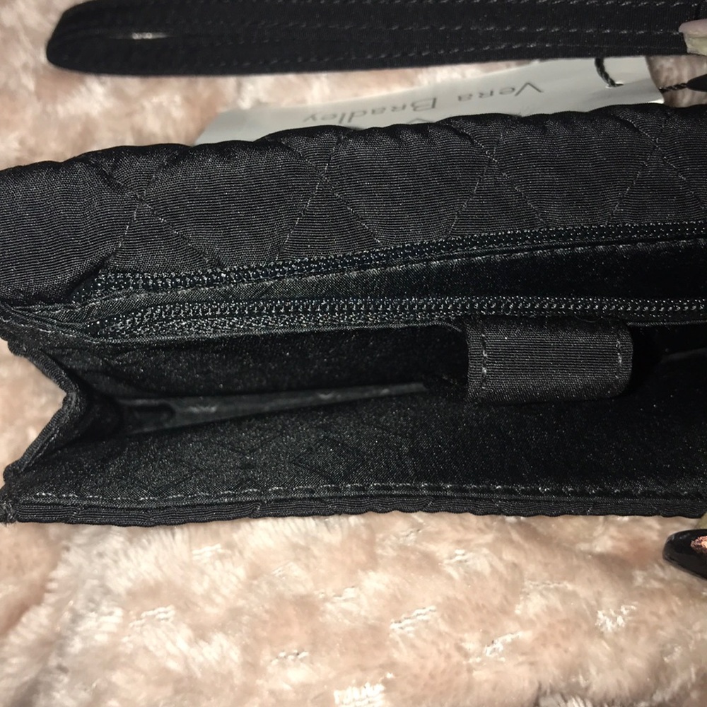 ⚜️Vera Bradley Solid Black Wristlet! NWT! - Picture 7 of 7